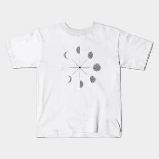 Moon Phases Kids T-Shirt